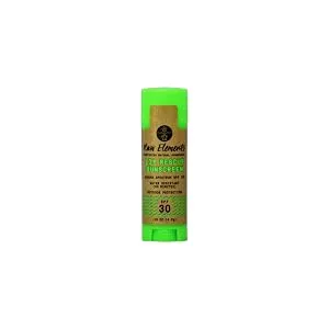 Raw Elements Organic Lip Rescue Zinc Oxide SPF 30+, 0.15oz (3-Pack) Lip Rescue SPF 0.15 Ounce (Pack of 3) - Raw Elements