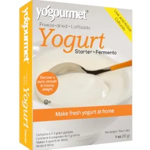 Yogourmet Freeze Dried Yogurt Starter, 1 ounce box (Pack of 3) (Packaging May Vary) Old Version 1 Ounce (Pack of 3) - product information 1
