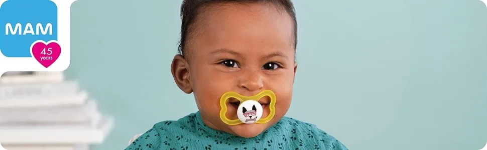 MAM Mini Air Pacifiers, MAM Sensitive Skin Pacifier 0-6 Months, Best Pacifier for Breastfed Babies, Baby Boy Pacifiers, 0-6 (Pack of 2) - MAM perfect pacifier