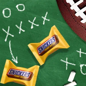 SNICKERS Crunchy Peanut Butter Squared Fun Size Chocolate Candy Bars 11.5-Ounce Bag (Pack of 6) - Enjoy delicious Snickers Crunchy Peanut Butter Chocolate Candy at the game.