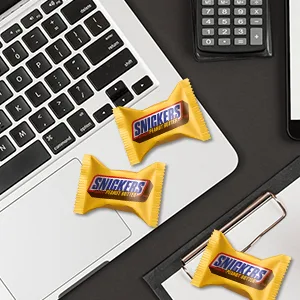 SNICKERS Crunchy Peanut Butter Squared Fun Size Chocolate Candy Bars 11.5-Ounce Bag (Pack of 6) - make the work day even more delicious with mini Snickers Chocolate Bars.