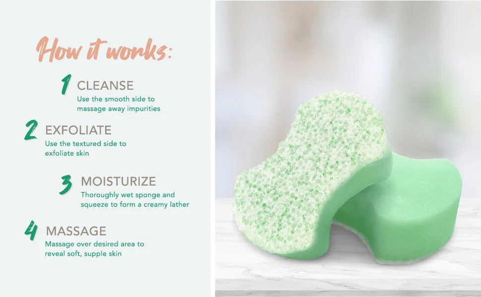 Spongeables Pedi Scrub Foot Buffer 20+, Citron Eucalyptus Aromatherapy, 2-Ounce (Pack of 3), PDB-1030-AMZ - #spongeables #pedi-scrub #citron #eucalyptus #cleanse #exfoliate