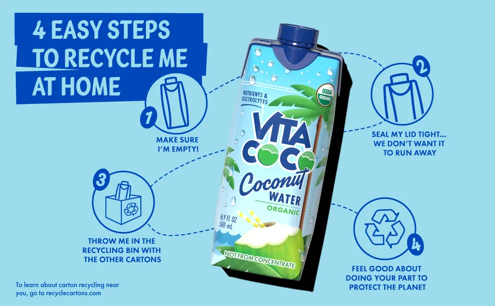 Vita Coco Coconut Water, Pure Organic | Refreshing Coconut Taste | Natural Electrolytes | Vital Nutrients | 16.9 Oz (Pack Of 12) - product information 13