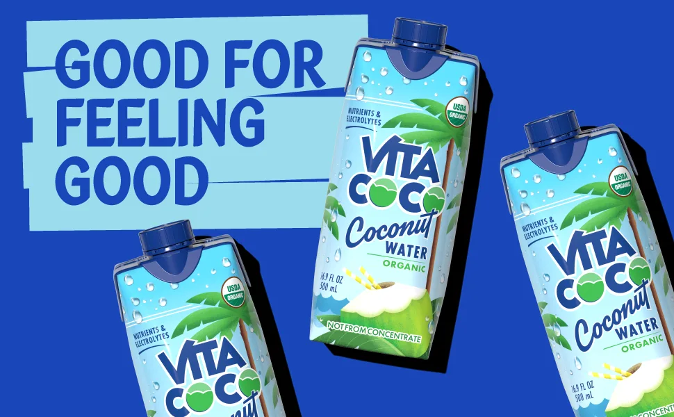 Vita Coco Coconut Water, Pure Organic | Refreshing Coconut Taste | Natural Electrolytes | Vital Nutrients | 16.9 Oz (Pack Of 12) - vita coco