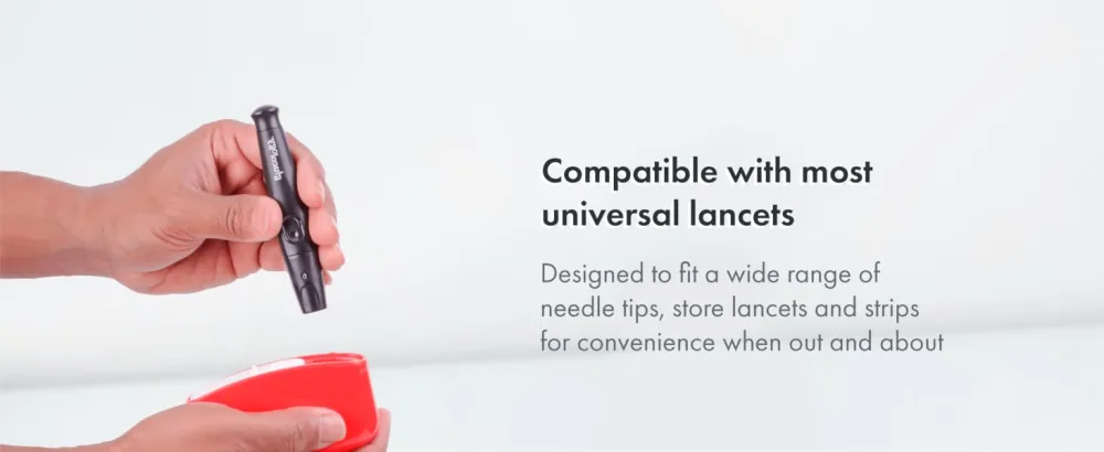 Red Glucology Travel Sharps Disposal Container | Specially Designed for Diabetic Needles and Test Strips | Compact Size for Travel and Daily Personal Use | Bio-Hazard Lock | 3 Pack - Red sharps bins containers