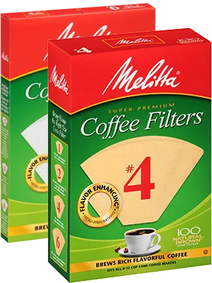 Melitta #6 Cone Coffee Filters, Natural Brown, 40 Count (Pack of 12, 480 Total Filters) Natural Brown Coffee Filters - coffee, filters, cone