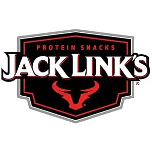 Jack Link's Beef Jerky Chew, Teriyaki Flavor, Shredded Beef Jerky, Made with Beef, 0.32 Oz Per Snack Tin, 11.52 Oz Total (Pack of 36) - jack links logo
