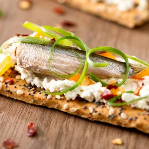King Oscar Sardines, Mediterranean Style, One Layer, 3.75-Ounce Cans (Pack of 12) - crackers, sardines, fish, protein, meal