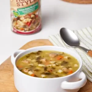 Campbell's Homestyle Healthy Request Soup, Savory Chicken Soup with Brown Rice, 18.6 Oz Can (Case of 12) - homestyle