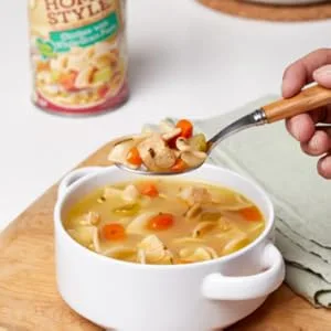 Campbell's Homestyle Healthy Request Soup, Savory Chicken Soup with Brown Rice, 18.6 Oz Can (Case of 12) - homestyle