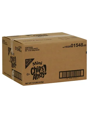 Chips Ahoy! Chunky Chocolate Chip Cookies, 2-Ounce Single Serve Packages (Pack of 60) - image
