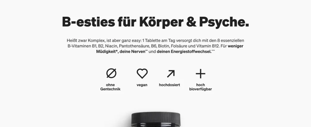 natural elements Vitamin B Complex - 240 Tablets - Bio tabletten weichkapseln softgels kapsel öl präparate omega 3 6 9 fischöl-kapseln