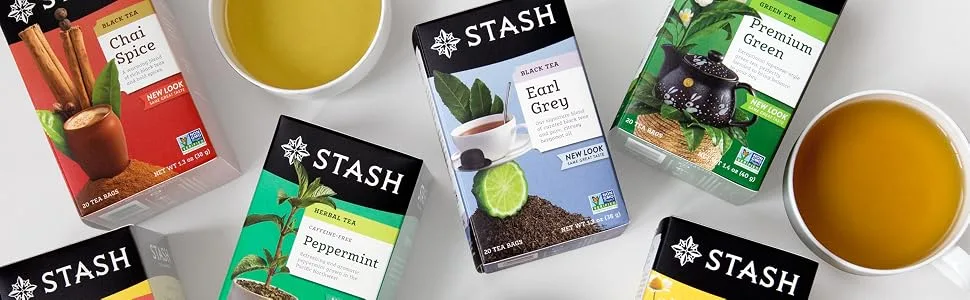 Stash Tea White Peach Wuyi Oolong Tea - Caffeinated, Non-GMO Project Verified Premium Tea with No Artificial Ingredients, 18 Count (Pack of 6) - 108 Bags Total - Stash tea,herbal tea,black tea,green tea,tea sampler,organic tea,assorted tea,soothing,peppermint