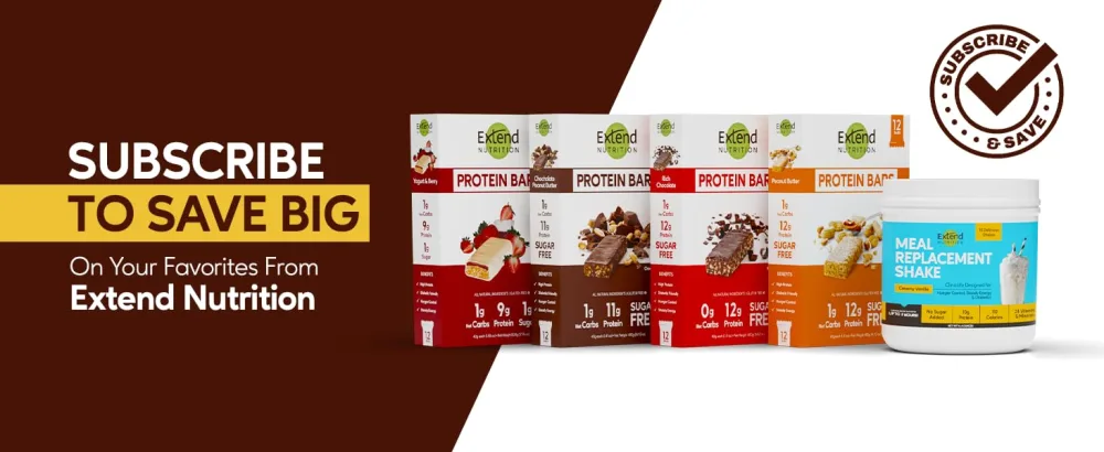 Extend Nutrition ugar Free High Protein Bars - Pack of 12 - Peanut Butter - barritas de proteinas