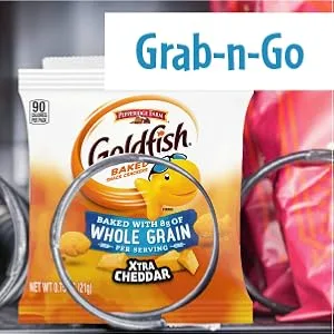 Pepperidge Farm Goldfish Baked Snack Crackers, Cheddar Cheese, 1 Ounce, Pack of 60 Cheddar 1 Ounce (Pack of 60) - vending machine