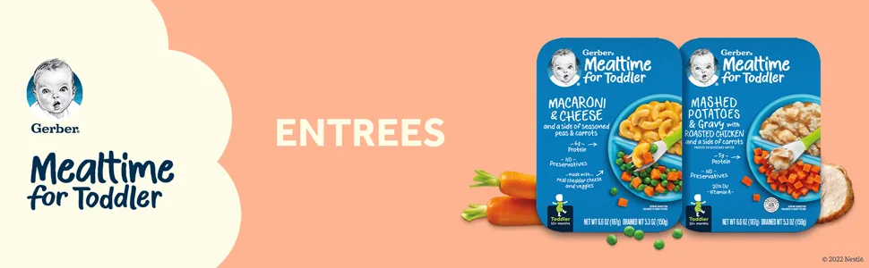 Gerber Pasta Stars with Chicken & Vegetables, 6 Ounce (Pack of 6) - Entrees
