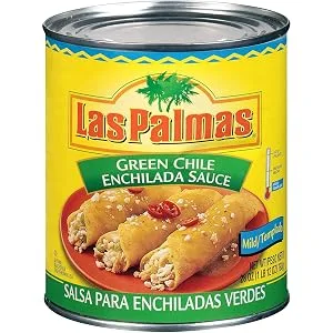 Las Palmas Enchilada Sauce, Medium Green Chile, 28 Ounce (Pack of 12) - Las Palmas Enchilada Sauce, Medium Green Chile
