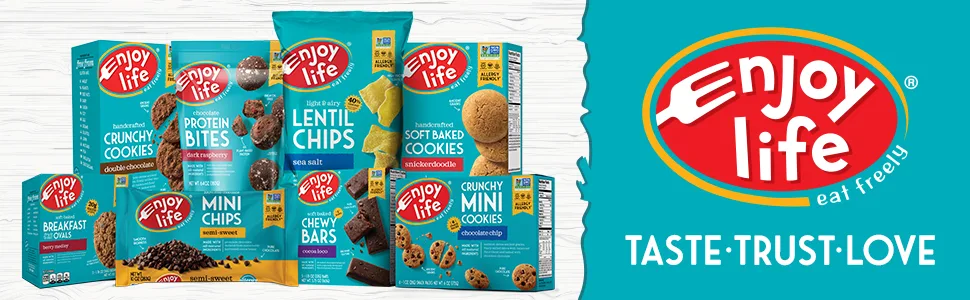 Enjoy Life Baking Chocolate Semi-Sweet Mega Chunks Chocolate Chips, 12- 10 oz bags Semi Sweet Mega Chunks 10 Ounce (Pack of 12) - product information 6