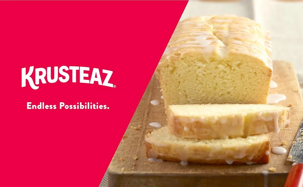Krusteaz Meyer Lemon Pound Cake and Glaze Mix, 16.5-Ounce Boxes (Pack of 12) - Krusteaz – Endless Possibilities