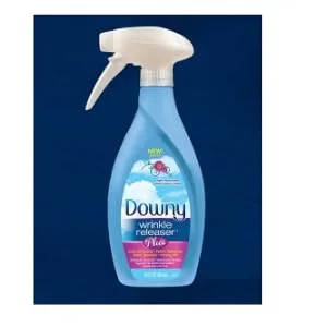 Downy Wrinkle Release Spray Plus, Static Remover, Odor Eliminator, Steamer for Clothes Accessory, Fabric Refresher and Ironing Aid, Light Fresh Scent, 16.9 Fluid Ounce (Pack of 4) - product information 1