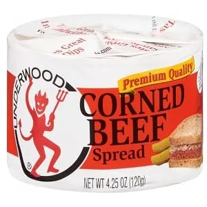 Underwood Corned Beef Spread, 4.25 Ounce (Pack of 12) - Underwood Corned Beef Spread