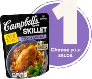 Campbell's Skillet Sauces, Creamy Parmesan Chicken, 11 oz. (Pack of 6) - product information 2