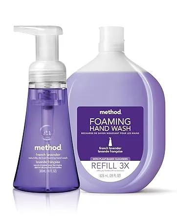 Method Foaming Hand Soap, Refill, Waterfall, 28 oz, 6 pack, Packaging May Vary - foaming hand soap refill