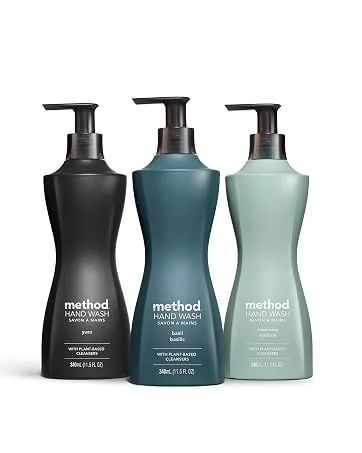 Method Foaming Hand Soap, Refill, Waterfall, 28 oz, 6 pack, Packaging May Vary - gel hand soap