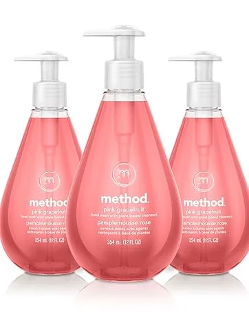 Method Foaming Hand Soap, Refill, Waterfall, 28 oz, 6 pack, Packaging May Vary - gel hand wash