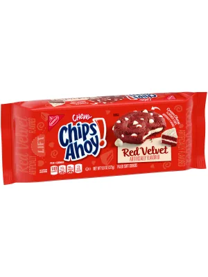Chips Ahoy! Chewy Red Velvet Cookies, 9.6 Ounce (Pack of 12) - image