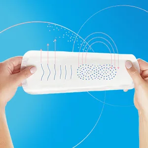Always Infinity Feminine Pads for Women, Size 2 Heavy Flow Absorbency,Multipack, with Flexfoam, with Wings, Unscented, 32 Count X 3 Packs (96 Count Total) 32 Count (Pack of 3) - Breathable Top Layer