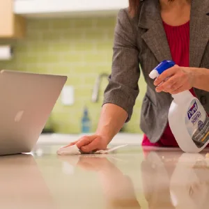 PURELL Professional Surface Disinfectant Spray, Citrus Scent, 32 fl oz Capped Bottle with Spray Trigger in Pack (Pack of 6) - 3342-06 - sanitizer work, kill germs, clean work surfaces, purell, purell work sanitizer