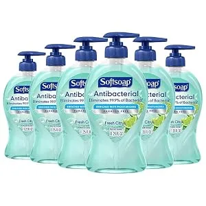Softsoap Antibacterial Liquid Hand Soap, Fresh Citrus - 11.25 Fluid Ounce (6 Pack) - product information 2
