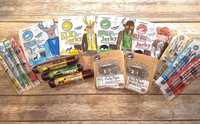 Pearson Ranch Game Meat Hickory Smoked Summer Sausage Variety Pack of 3  Elk, Buffalo, Venison Gluten-Free, MSG-Free - pearson ranch