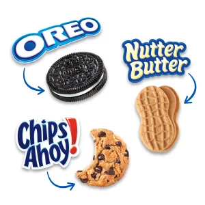 Nabisco Cookie Variety Pack, OREO, Nutter Butter, CHIPS AHOY!, 4 - 12 Pack Boxes - image
