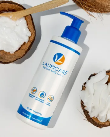 Natural Deodorant - Aluminum Free - Plant Based Formula for Men and Women - 3oz Roll-On Deo Made with Lauricidin - Natural Body Lotion