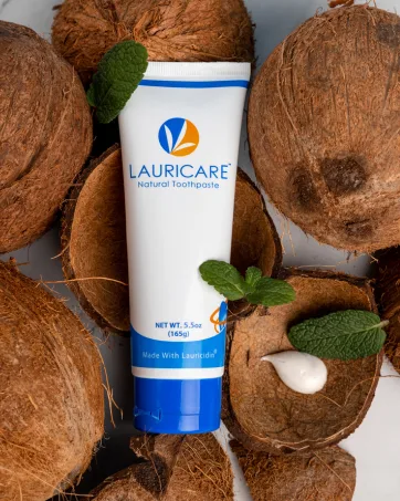 Natural Deodorant - Aluminum Free - Plant Based Formula for Men and Women - 3oz Roll-On Deo Made with Lauricidin - Natural Whitening Toothpaste