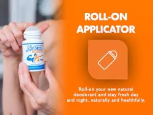 Natural Deodorant - Aluminum Free - Plant Based Formula for Men and Women - 3oz Roll-On Deo Made with Lauricidin - Roll-On Applicator