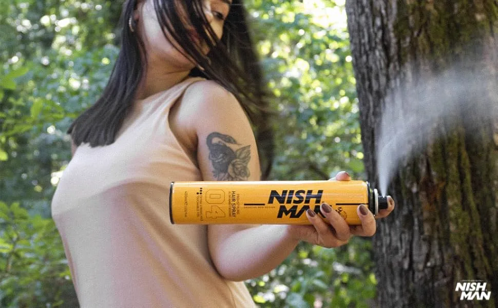 nishman Hair Styling Series (Hair Spray 05 400ml) - product information 28