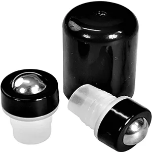Roller Top Inserts for 5/15ml Essential Oil Bottles - Essential Oil Bottle Insert to Turn Bottles Into Instant Rollers, Reusable, Fits doTERRA, Young Living - Leakproof, 12 Pack, Metal - Roller Bottle Tops