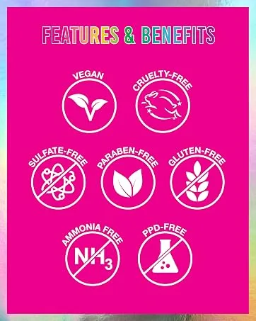 Punky Temporary Hair Highlight Spray Platinum Blonde 3.5 oz 2-Pack 3.5 Ounce (Pack of 2) Platinum Blonde - Features & Benefits