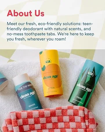 Waves Natural Deodorant for Teens | Aluminum Free Baking soda Free - product information 4