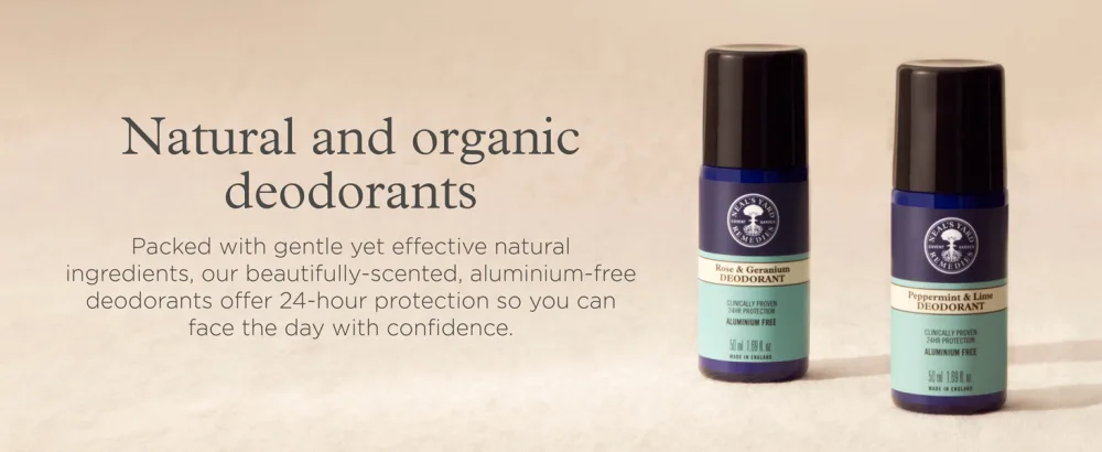 NEALS YARD REMEDIES Rose & Geranium Deodorant 50 ML - rose and geranium deo