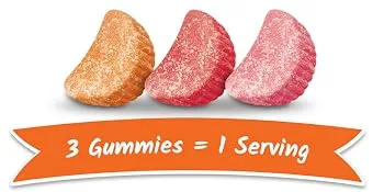 Vitamin C 750mg (per Serving) - Airborne Assorted Fruit Gummies (63 Count in a Bottle), Gluten-Free Immune Support Supplement with Vitamins C E, Selenium (Pack of 3) - Airborne Assorted Fruit Flavored Gummies