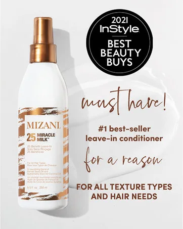 Mizani Styling HRM Humidity Resistant Spray | Helps Prevent Breakage From Heat Damage | Light Hold | For All Hair Types | 9 Oz - mizani, mizani miracle milk, leave in conditioner, natural hair, textured hair