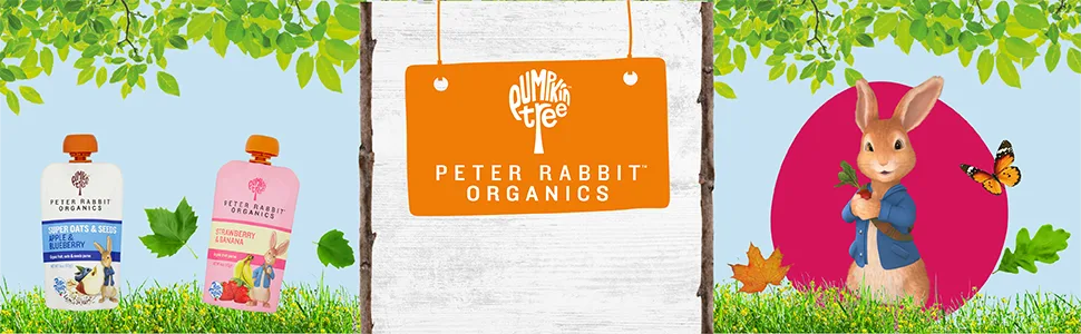 Pumpkin Tree Organics Super Oats & Seeds, Banana & Strawberry 40 Ounce (Pack of 10) - peter rabbit organic