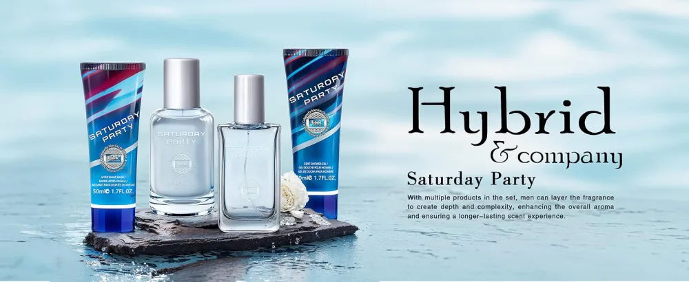 Hybrid & Company Courageous 4Pcs Gift Set For Men 20ml-Perfume&50ml-Perfume&50ml-After Shave Balm &50ml-Shower Gel - product information 32