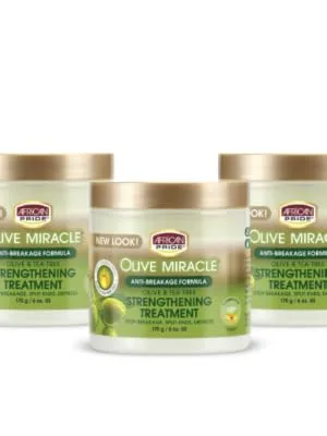 African Pride Olive Miracle Non-Flaking Foam Setting Hair Mousse (3 Pack) Long-Lasting Frizz & Shine Control for Curls Braids Weaves Wigs Waves & Wraps 8.5 oz - product information 13