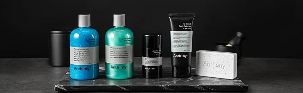 Anthony Shower Sheets 12 Single Pack Sheets Alcohol Free Deodorant 2.5 Fl Oz - product information 7