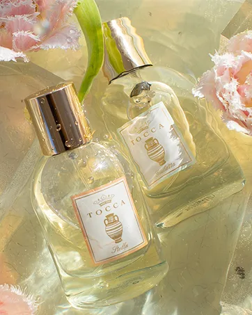 Tocca Eau de Parfum Bianca: Fresh Floral Rose Lemon Green Tea Hand-Finished Bottle (20 ml) - Scented Dry Body Oils Experience TOCCA fragrances and sensual rituals on a deeper level